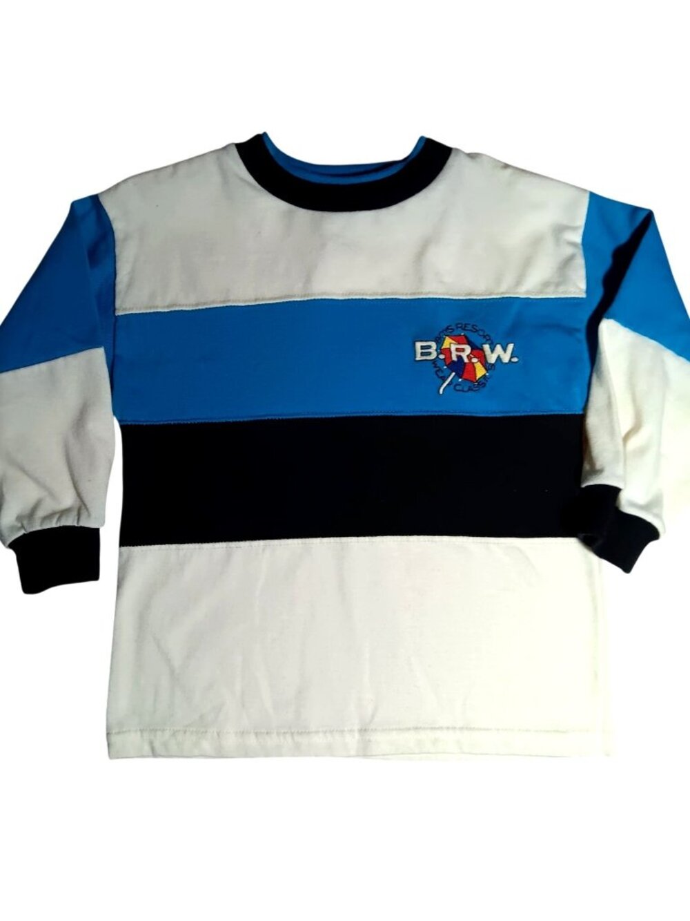 Vtg Boys Crewneck Shirt 5 80's Buster Brown Classics LS T-shirt Colorblock